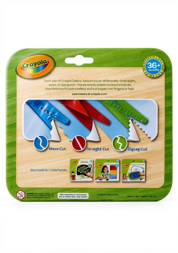 Crayola Safety Scissors Kids Plastic Cutting Set-6