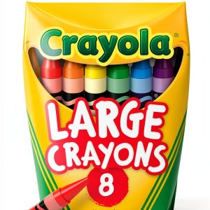 Crayola Large Crayons Set for Kids 8 Pack-0