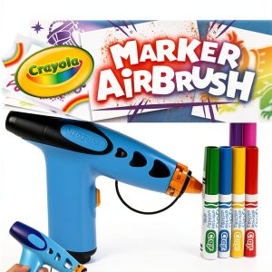 Crayola Marker Airbrush Spray Art Kit for Kids-0