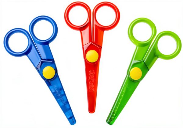 Crayola Safety Scissors Kids Plastic Cutting Set-3